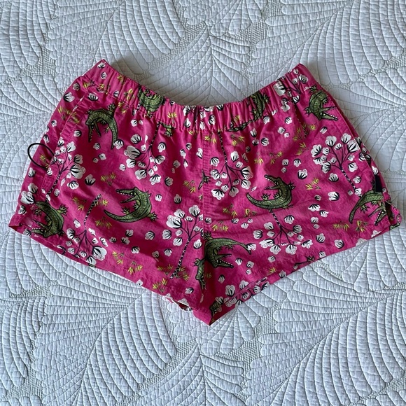 Patagonia Shorts Patagonia Barely Baggies Alligator Cotton Pink Shorts Poshmark